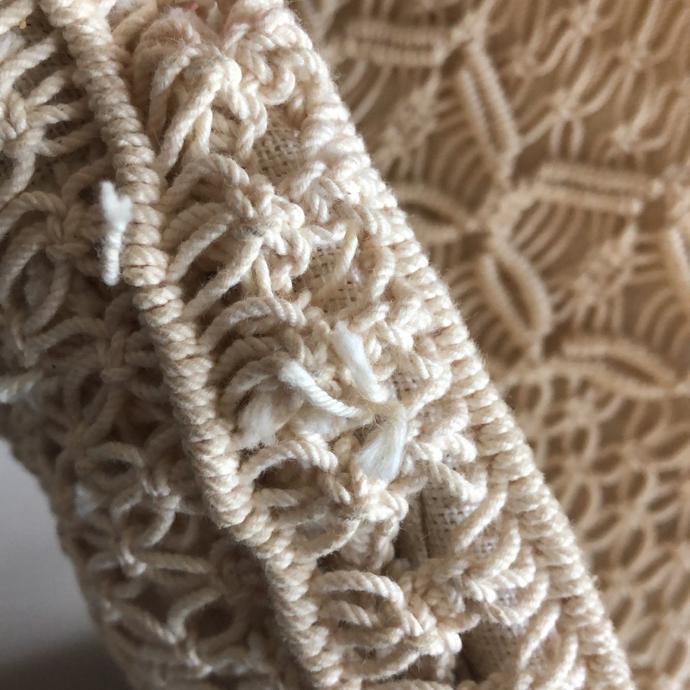 Vintage macrame handbag - Picture 15 of 17
